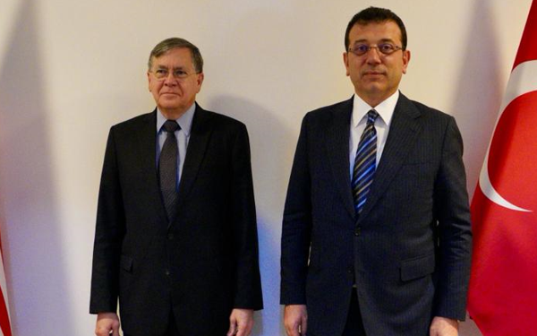 Eski ABD Büyükelçisi Satterfield’dan Ekrem İmamoğlu’na veda ziyareti