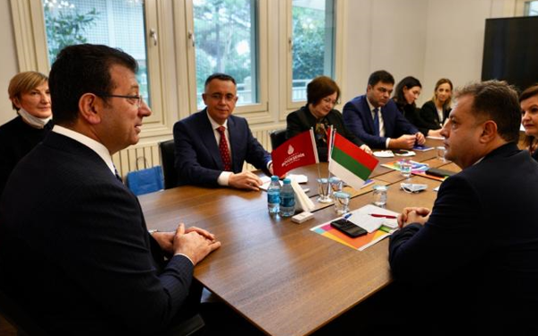 Ekrem İmamoğlu, Bulgar heyetini ağırladı