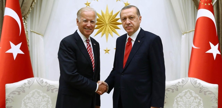 Cumhurbaşkanı Erdoğan ile ABD Başkanı Biden bir araya geldi