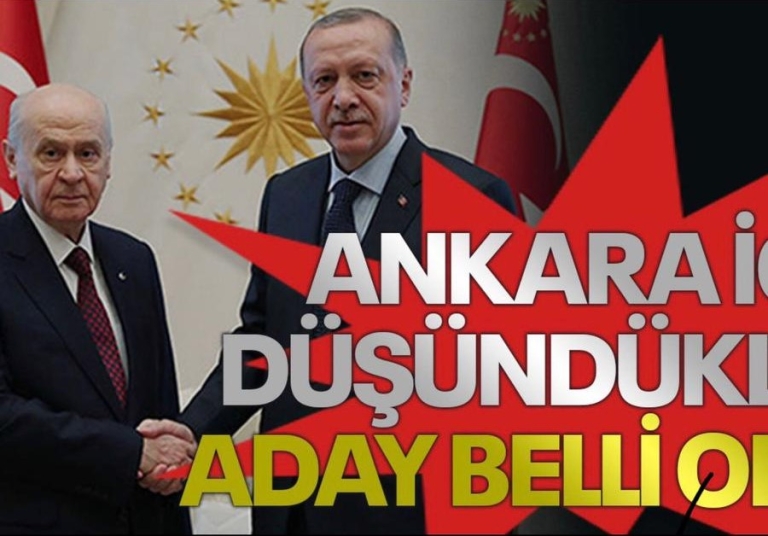 Cumhur İttifakının Ankara için düşündüğü aday belli oldu..!
