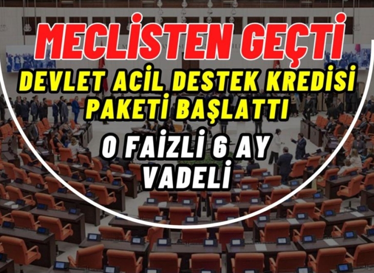 Devlet Acil Destek Kredisi Veriyor!