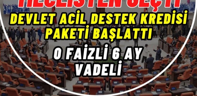 Devlet Acil Destek Kredisi Veriyor!
