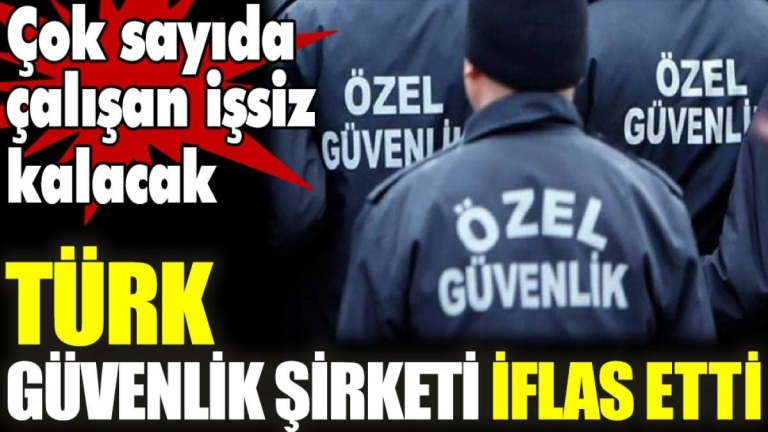 Kriz Türkiye’de Güvenlik Sektörünü Vurdu