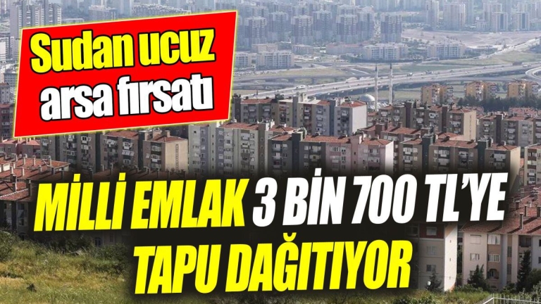 yatırım yapmak isteyen vatandaşlara, Milli Emlak, dev imkanlar sağlamaya devam ediyor