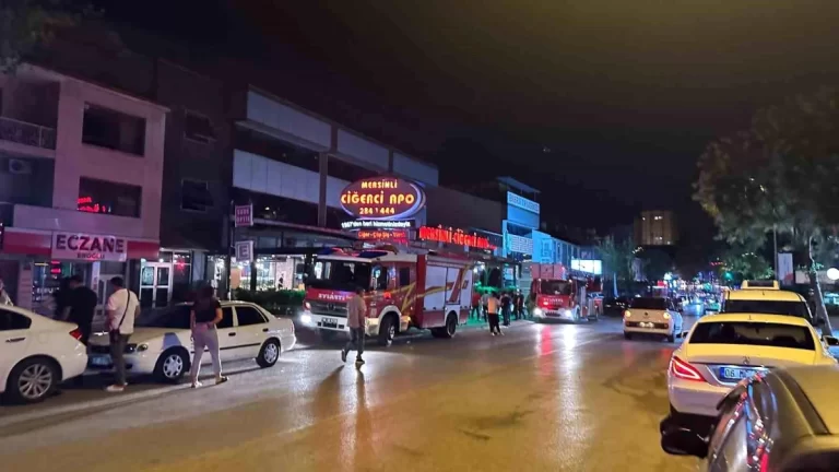 Ankara’da işyeri bacası alev aldı yangın sırasında çıkan dumanlar paniğe neden oldu