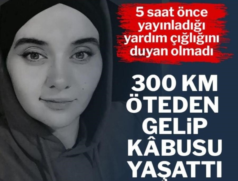 BİR KADININ ÇIĞLIĞI: “ÖLMEK İSTEMİYORUM”