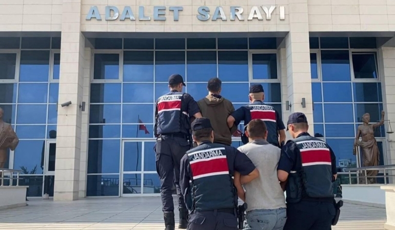 ORMAN YANGINI ÇIKARAN ŞAHISLAR JANDARMA TARAFINDAN YAKALANDI