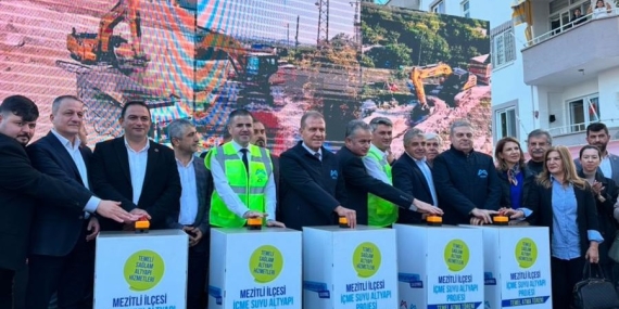 Mezitli İçmesuyu Altyapı Projesi Start Aldı: 1.2 Milyar TL’lik Dev Yatırım
