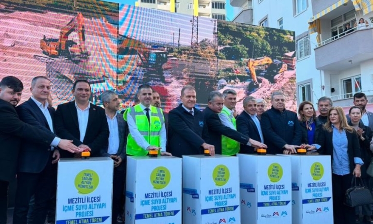 Mezitli İçmesuyu Altyapı Projesi Start Aldı: 1.2 Milyar TL’lik Dev Yatırım
