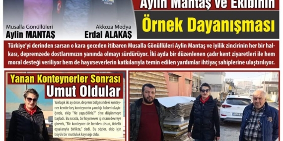 Aylin Mantaş ve Ekibi: Depremzede Dostlarına Umut Olmaya Devam Ediyor