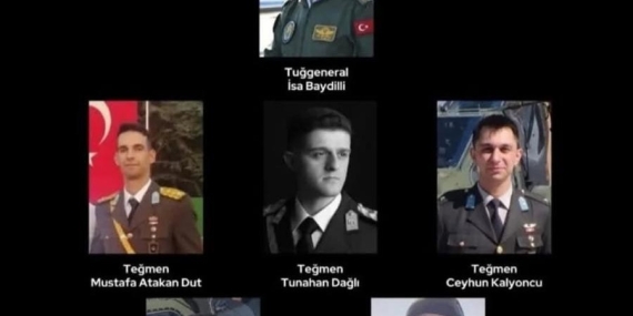 Acı Kaybımız: Kara Havacılık Okul Komutanı ve 5 Asker Şehit