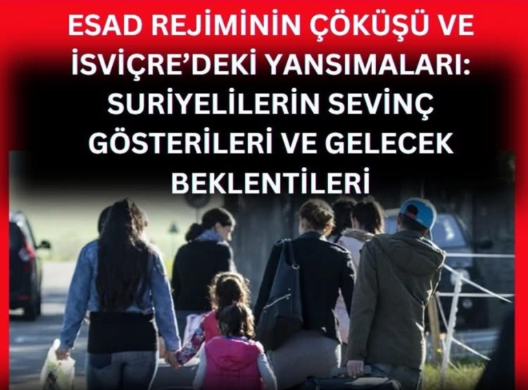 Esad Rejiminin Çöküşü İsviçre’de Sevinçle Karşılandı…