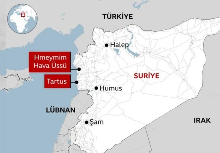 Rusya’nın Akdeniz’deki Stratejisi Sarsılıyor: Tartus Üssü ve Boşaltma Süreci