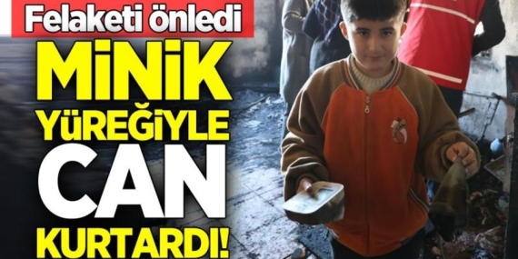 Yangın Çıkınca Babaannesinin Hayatını Kurtaran 10 Yaşındaki Çocuk