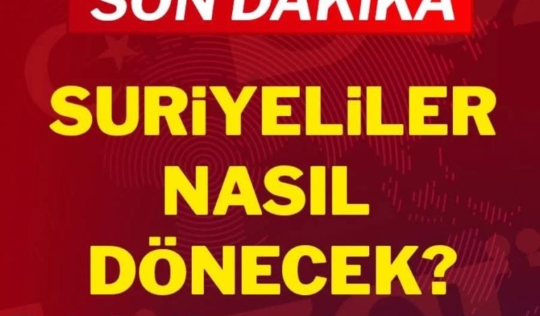 Erdoğan’dan Uçak Mesajları: Suriyeliler Nasıl Dönecek?