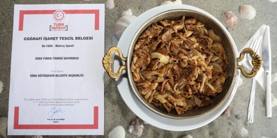 Ordu’nun Efsane Lezzeti “Fındık Tirmidi Kavurması” Artık Tescilli