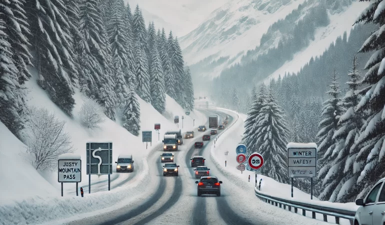 Sertavul Geçidi’nde Kar Yağışı Etkili Oluyor