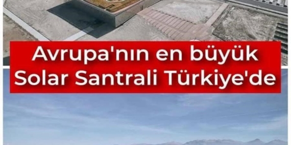 Avrupa’nın En Büyük Güneş Parkı: Konya Karapınar