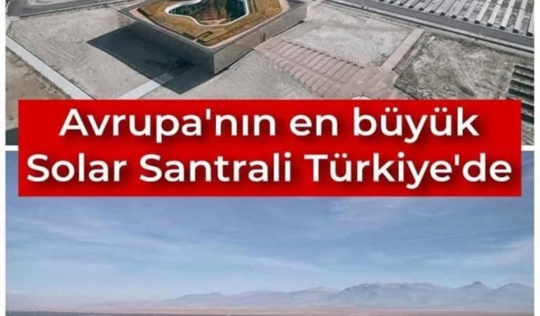 Avrupa’nın En Büyük Güneş Parkı: Konya Karapınar
