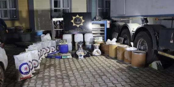 Hatay’da Dev Baskın: Uyuşturucu İmalatına Darbe