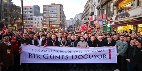 Filistin İçin Adalet Yürüyüşü: İstanbul’dan Güçlü Bir Mesaj