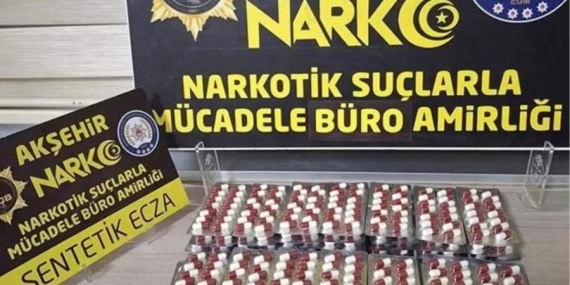Konya’da Uyuşturucu Operasyonu: 613 Adet Hap Ele Geçirildi