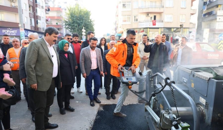 Toroslar’da Çehre Değiştiren Yol Çalışması
