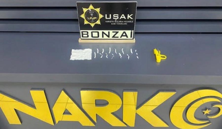 Uşak’ta NARKO Operasyonu: 537 Adet Sentetik Bonzai Ele Geçirildi