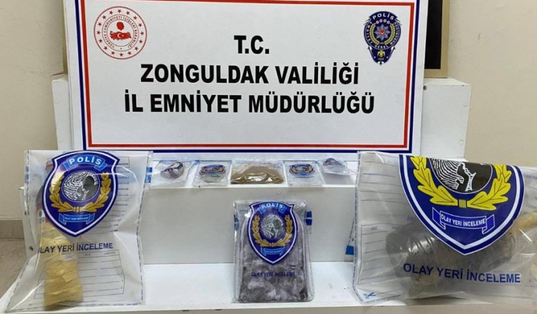 Zonguldak Emniyeti’nden Uyuşturucu Operasyonu: 4 Tutuklama