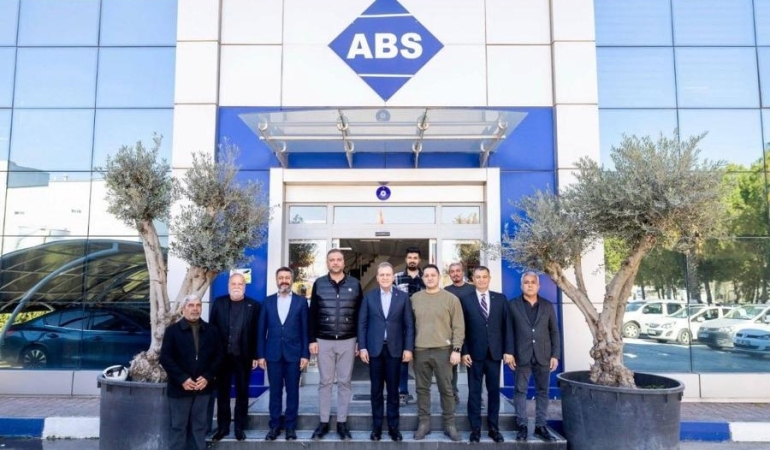 Başkan Vahap Seçer, ABS Alçı Fabrikası’nı Ziyaret Etti