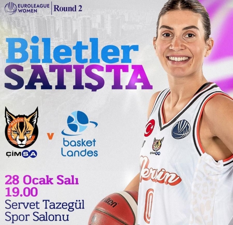 EuroLeague Kadınlar’da ÇBK Mersin ile Basket Landes Karşı Karşıya!