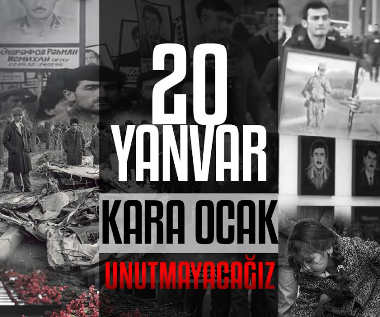 Azerbaycan, “Kara Yanvar” Şehitlerini 35. Yıldönümünde Saygıyla Andı