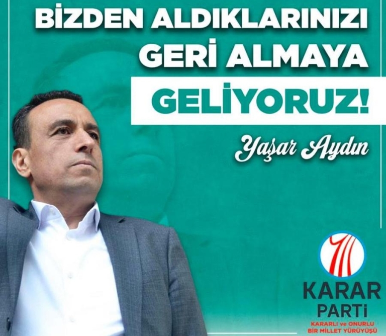 Karar Parti Genel Başkanı: “DEM Partisi’nin 6. Belediye Başkanı Görevden Alınıyor”