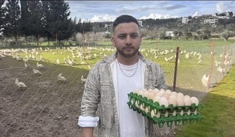 Genç Çiftçinin Büyük Atılımı: Bodrum’un Yumurta İhtiyacının ’ini Karşılıyor