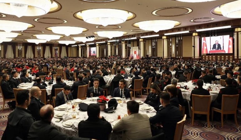 Emniyet, Jandarma ve Sahil Güvenlik Personeli Birlikte İftar Yaptı