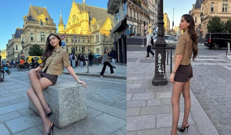 Cemre Baysel Paris’te Göz Kamaştırdı! Şıklığıyla Büyüledi