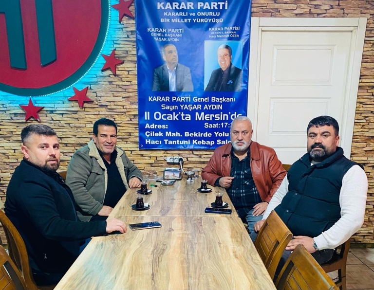 Mersin’de Karar Partisi Buluşması: Ekonomik Kriz ve Çözüm Önerileri Konuşuldu