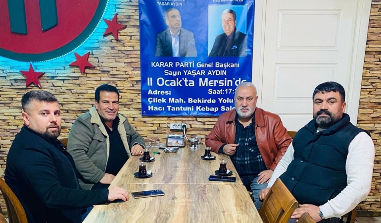 Mersin’de Karar Partisi Buluşması: Ekonomik Kriz ve Çözüm Önerileri Konuşuldu