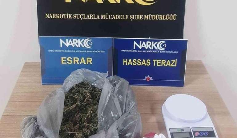 Ordu’da NARKO Operasyonunda 5 Gözaltı, 3 Tutuklama