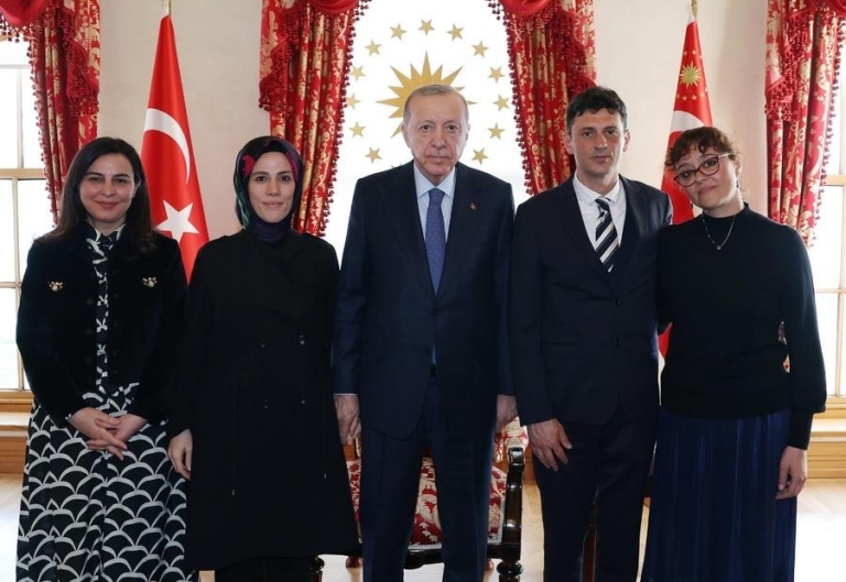 Cumhurbaşkanı Erdoğan, Mattia Ahmet Minguzzi’nin Ailesiyle Görüştü
