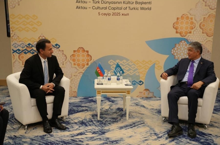 TÜRKSOY ve Azerbaycan’dan Ortak Kültür Vurgusu: Aktau’da Önemli Temas