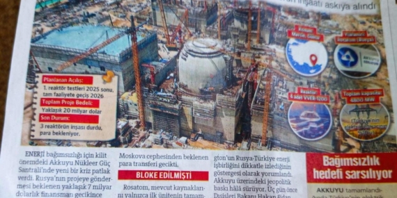 Akkuyu Nükleer Santrali’nde 7 Milyar Dolarlık Kriz: Şantiye Durdu!