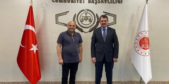 Yargı ve Medya Aynı Masada: Yener Aydın, Başsavcı Ali Yeldan’la Görüştü