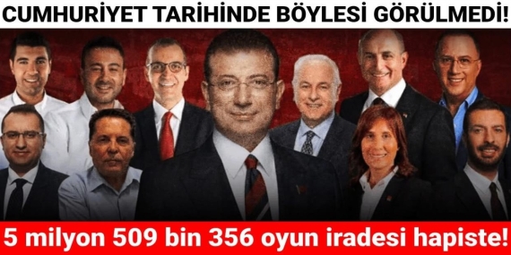 Cumhuriyet Tarihinde Bir İlk: Sandıktan Çıkan 5.5 Milyon Oy Cezaevinde
