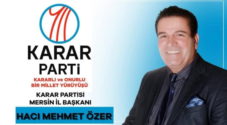 Karar Partisi Mersin İl Başkanı Özer: “Filistin Dayanışma Platformu’nun Yanındayız”