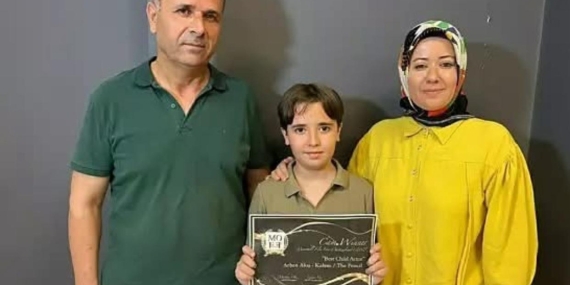 13 Yaşındaki Arben Akış’a İsviçre’den Uluslararası Ödül!